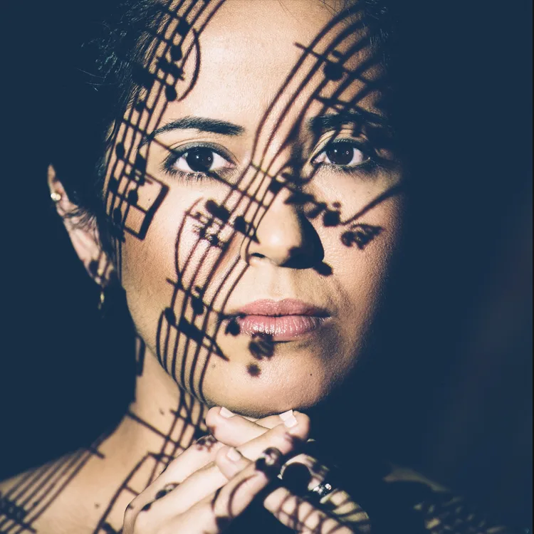 Camila Oliveira performs classical music at the International Akaroa Music Festival 2026 in Akaroa, New Zealand