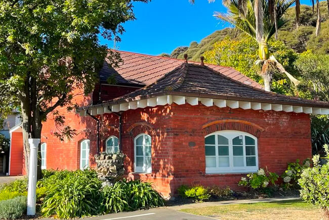 St Peter’s Church in Akaroa, New Zealand, a concert venue for the International Akaroa Music Festival